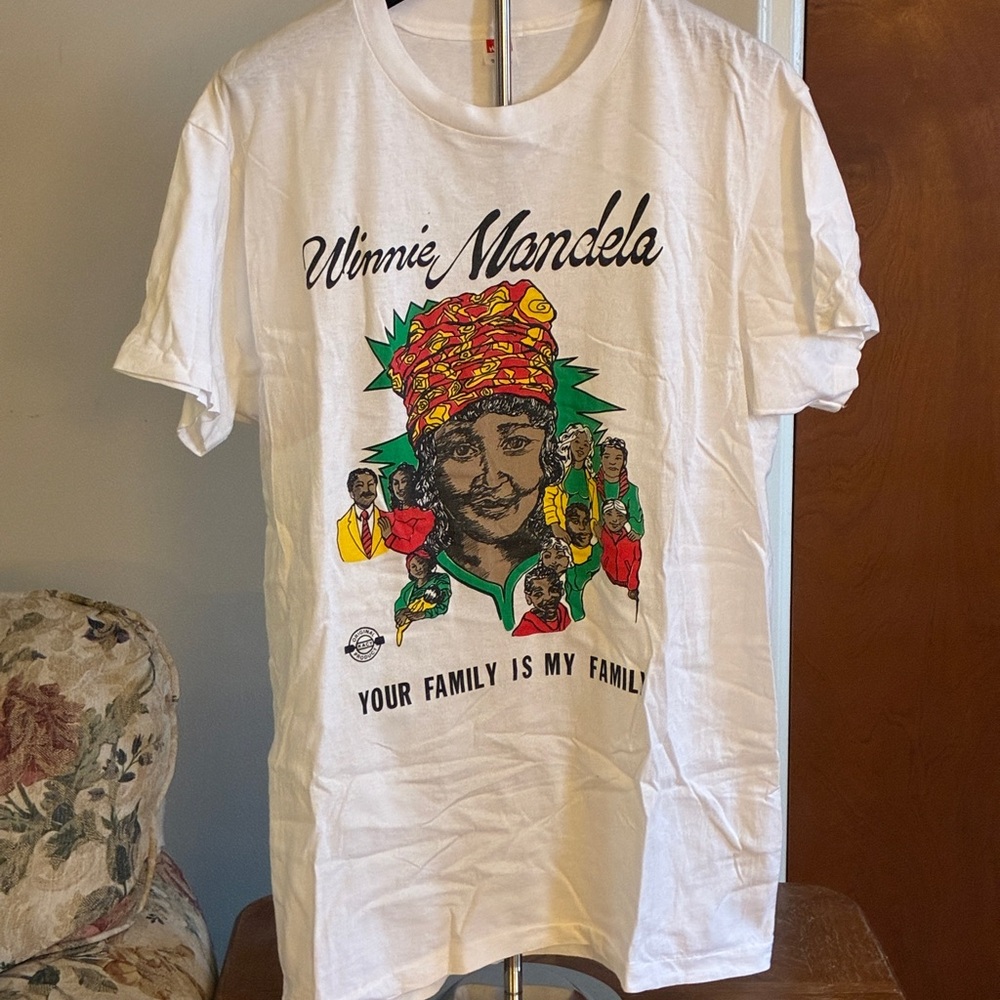 Winnie Mandela Graphic T-Shirt with Colorful Print